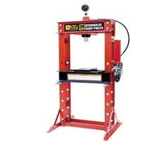 Máy ép thủy lực dùng tay và khí nén 30T có đồng hồ Kocu TY30002