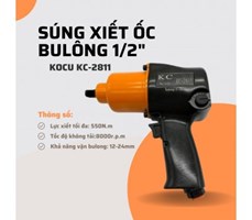 Súng bu lông 2 búa 1/2 inch Kocu KC-2811