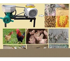 Máy ép cám viên có đầu cắt