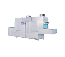 Máy rửa khay bát chén công nghiệp băng tải có sấy dùng hơi PMFE-600SD Prime