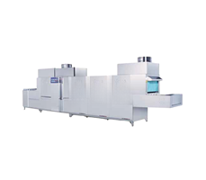 Máy rửa khay bát chén công nghiệp băng tải dùng gas PMFE-1800G Prime