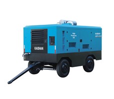 Máy nén khí trục vít di động chạy bằng dầu diesel Kaishan LGCY