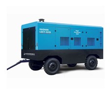 Máy nén khí trục vít di động chạy bằng dầu diesel áp suất cao Kaishan LGCY