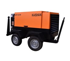Máy nén khí trục vít di động điện Kaishan KSDY
