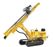 Máy khoan DTH thủy lực sâu lỗ sâu 200M với động cơ Diesel Cummins JC980 