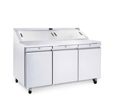 Bàn mát chuẩn bị thực phẩm 3 cửa Williams Onyx CPC3(J)