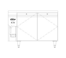 Bàn lạnh 2 cửa 3 chế độ Williams Opal O2R(J) (điều khiển từ xa)