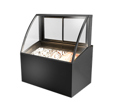 Tủ trưng bày kem kính cong Williams IC-U-1200-HG-C