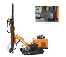 Thủy lực xuống giàn khoan lỗ đá 0 - 120 vòng / phút  KG420