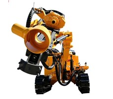 Máy khoan lỗ đá loại bánh xích Đường kính 90-165mm JC880