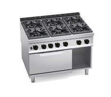 BẾP GAS 6 BẾP TRÊN LÒ GAS LỚN G9F6+T