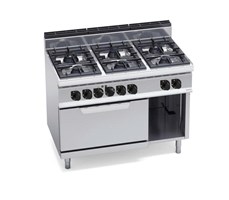 BẾP 6 LÒ VỚI LÒ NƯỚNG ĐIỆN 2/1 G7F6+FE