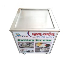 Máy làm kem cuộn chảo lớn đơn 60cm  