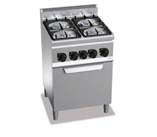 BẾP GAS 4 BẾP KÈM LÒ GAS 1/1 G6F4PW+FG1