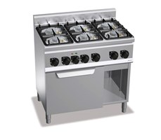 BẾP 6 LÒ VỚI LÒ NƯỚNG ĐIỆN 1/1 G6F6PW+FE1