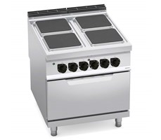 Bếp điện 4 mặt vuông + Lò nướng điện 2/1 E9PQ4+FE