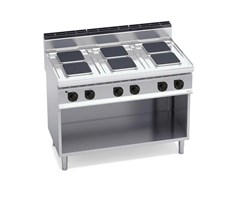 Bếp điện 6 mặt vuông kèm tủ E7PQ6M