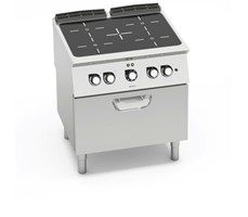 Bếp hồng ngoại 4 vùng nấu + Lò nướng điện 1/1 GN SE7P4/VTR+FE2