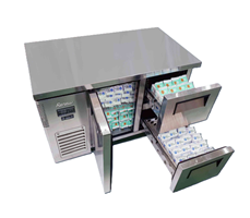 Bàn mát 3 cửa bảo quản sữa Renew NUR18-2D-6(M)