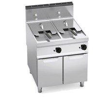 Bếp chiên gas gián tiếp có tủ đựng 18+18 lít 9GL18+18MI