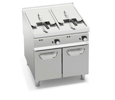 Máy chiên điện có tủ - Hai ngăn chứa 22 + 22 lít  SE9F22-8MS