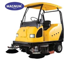 Xe quét hút bụi ngồi lái có kính trước và mái che Magnum MN-E800W