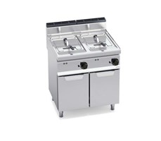 Máy chiên điện có tủ - Hai ngăn chứa 10+10 lít E7F10-8M / E7F10-8MS