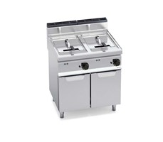 Máy chiên điện có tủ - Hai ngăn chứa 18+18 lít E7F18-8M / E7F18-8MS