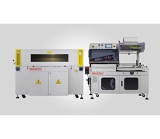 Máy hàn miệng túi chữ L tự động và máy co màng FL-5545TBA+SM-4525LX