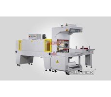 Máy đóng gói co màng dạng sleeve (ống) tự động, kiểu giá đỡ đáy ST-6030A + SM-6040