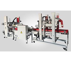 Máy hàn kín mặt bích gấp góc tự động hoàn toàn EXC-308A hai cột + EXC-312A