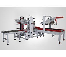 Máy dán góc gấp tự động hình chữ I EXC308+EXC310