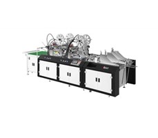 Máy dán băng keo 2 mặt hộp giấy DT 850/1200S tự động (có cuộn dây)