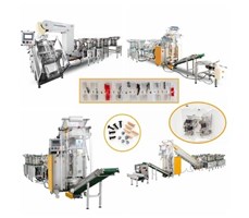Dây chuyền đóng gói với hai bộ đếm và bộ nạp rung YUPA-420C