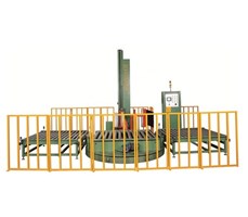 Máy quấn pallet bàn xoay kết hợp băng tải YUPA-2100-W