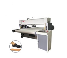 Máy làm dép cao su, giày da dập thủy lực với đầu cắt di chuyển tự động CNC DT-768