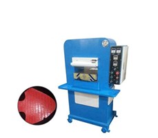 Máy dập nổi nhiệt mặt phẳng thủy lực bán tự động cho kết cấu sổ da / vỏ điện thoại / ví DT-608-30T