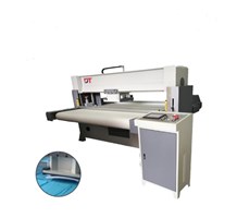 Máy dập thủy lực đầu cắt di chuyển tự động CNC ứng dụng trong dệt may DT-768-40T