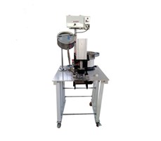 Máy dập khuy bạt viền đen tự động