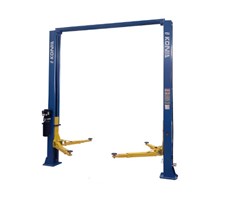 Cầu nâng 2 trụ 4 tấn, giằng trên, cóc giật 1 bên Konia K-4000CS