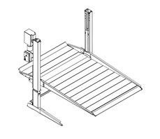 Cầu nâng đỗ xe 2.6 tấn Titano STD-6426D