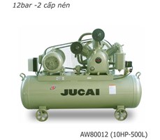 Máy nén khí 2 cấp Jucai 10HP AW80012-500L