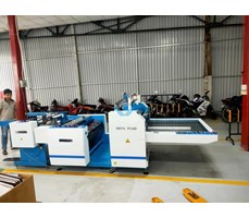 Máy cán màng bán tự động (Có chức năng thu giấy) SKFB-750