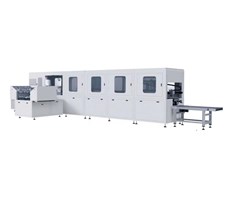 Máy lắp ráp hộp gấp tự động (Hộp 5 lần gấp, 4 hệ thống thị giác) HM-5GG