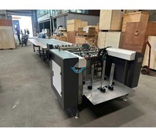 Máy bồi keo nhiệt hộp cứng có băng tải VGGK-850