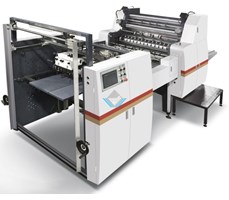 Máy bồi giấy với giấy bán tự động (Hút 1 bên) HKBK-1020D