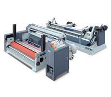Máy chia cuộn giấy cuốn ống thanh V CAAF-2000