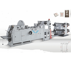 Máy Dán Túi Thực Phẩm Đáy Nhọn + In Flexo LILIN LMD – 600 + YT 4800