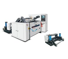 Máy chia cuộn hoàn toàn tự động (Chia cuộn thành phẩm chiều ngang nhỏ) HFQB-800