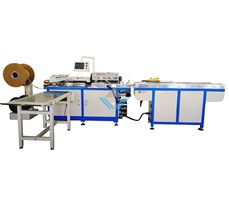 Máy làm sổ lò xo, lịch lò xo tự động (Đục lỗ, lồng, cắt bóp lò xo) HB-520PB